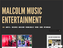 Tablet Screenshot of malcolmmusic.net